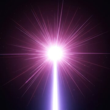A vivid abstract illustration showing a radiant source of light generating dynamic energy and illuminating a path forward for brilliant ideas ,future ,electric ,clarity
