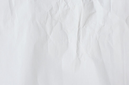 White crumpled paper for background image