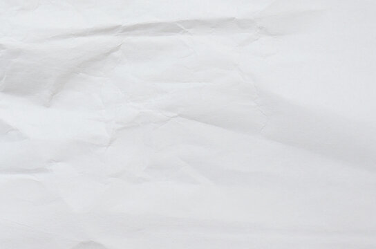 White crumpled paper for background image