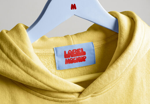 Hoodie Clothing Label Mockup