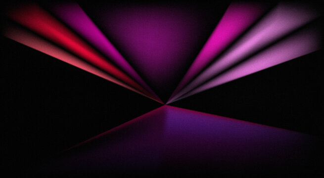Abstract digital background with vibrant pink and purple light rays