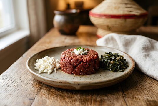 Ethiopian Kitfo Spiced Minced Beef