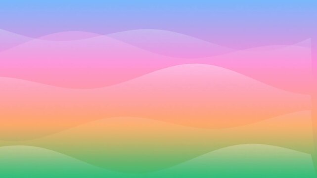 Abstract soft gradient background with smooth flowing wave shapes
