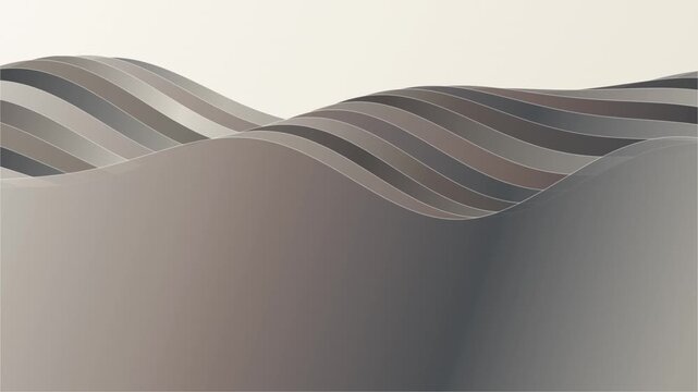 Abstract flowing waves background with smooth gradient layers