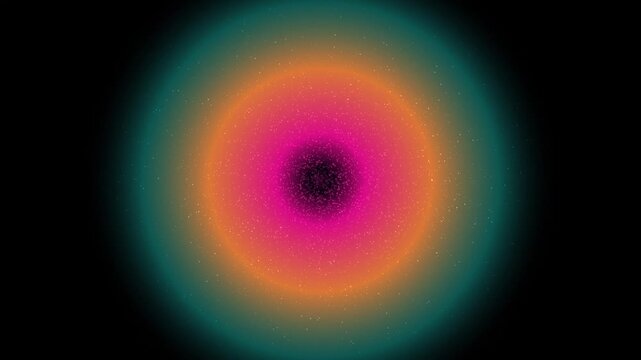 Abstract cosmic gradient background with glowing particles and light