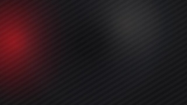 Abstract dark background with diagonal stripes and soft red light