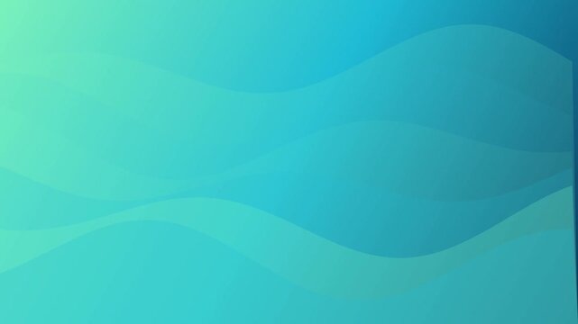 Abstract blue and green wave background design