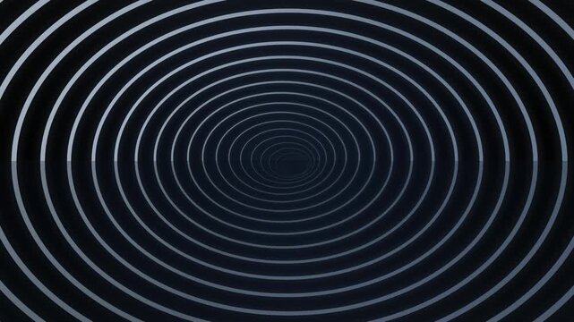 Abstract dark background with concentric circles and radial gradient
