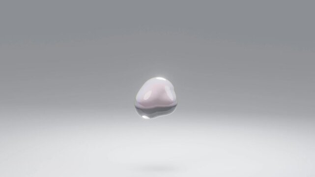 Glass metaballs drops bg able to loop endless 4k