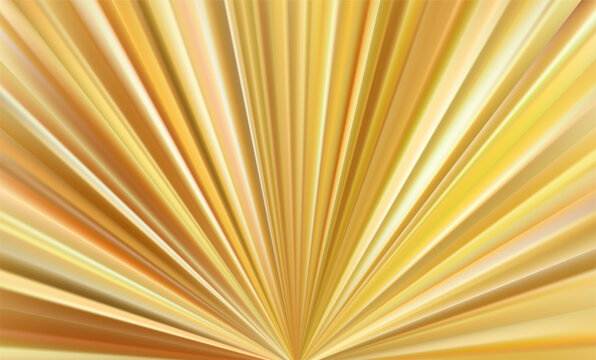 Radiant gold ray background. Luxury metallic sunburst.