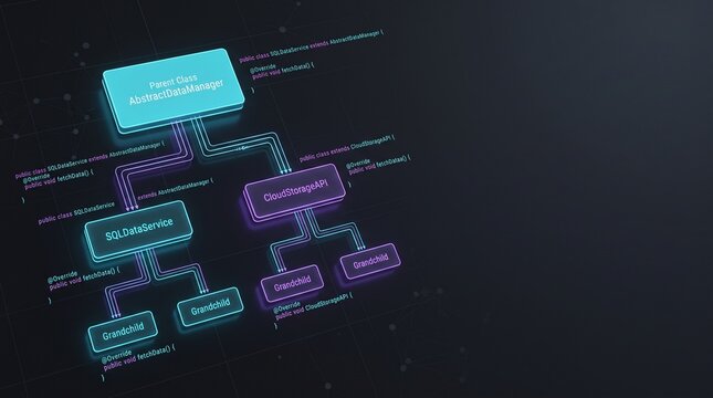 Enterprise Java Kotlin OOP Class Inheritance Structure