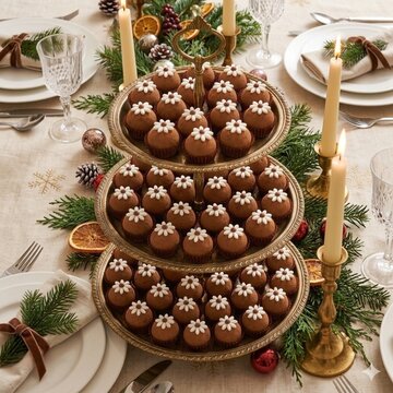 Trufas Natalinas - Doces Natalinos - Mesa Natalina - Brigadeiros decorados - doces decorados