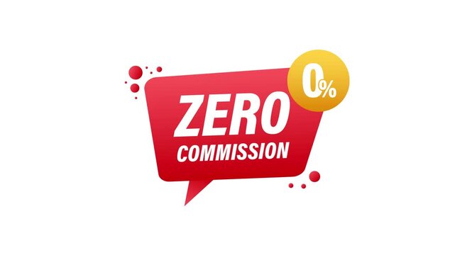Zero commission special offer animated banner