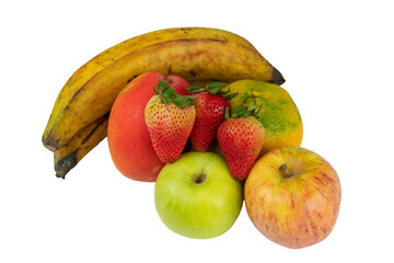 Healthy tropical fruit mix transparent background © Jair Fonseca