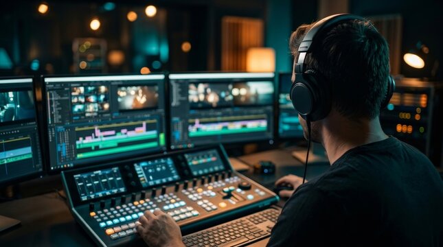 Professional video production output with polished edited videos for broadcast or streaming.