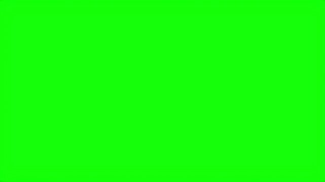 A vibrant digital animation featuring the word Halloween written in a white chalk-style font on a green screen background, perfect for holiday-themed video editing and motion graphics.