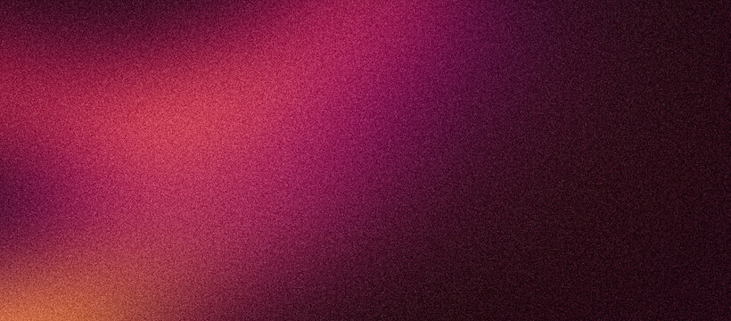 Dark red grain texture gradient background, mauve cherry carmine abstract color blur on black backdrop, versatile background, header, poster, web banner, brochure cover or event invitation design