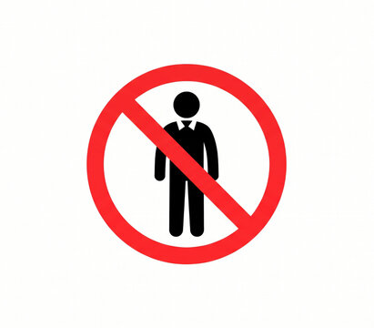 no men people entry 