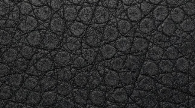 Black leather texture with detailed scales