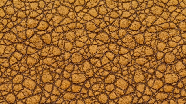 Textured aged leather background with intricate pattern