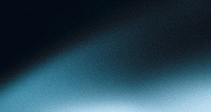 Blurred blue grain texture background glowing light to dark grainy gradient poster backdrop abstract website header banner landing page cover or digital wallpaper design