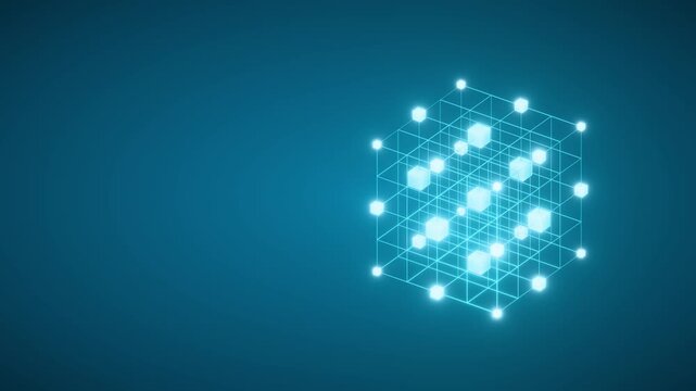 Node activation and signal modulation in a 3D network grid
