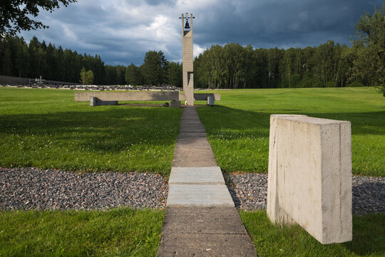 Memorial complex "Khatyn" on Belarusian villages destroyed by the Nazis during the Second World War