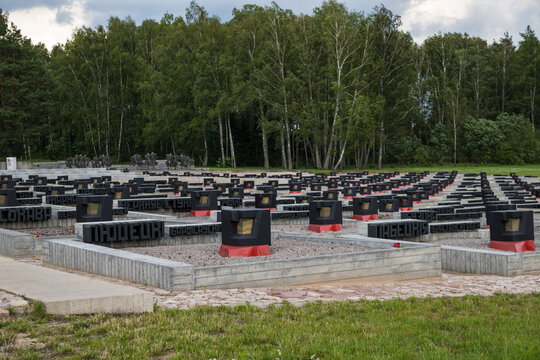 Minsk, Belarus &ndash; July 15, 2025: Khatyn complex, cemetery annihilated villages. Khatyn, Belarus.