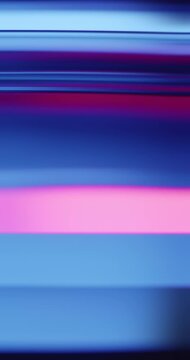 Contrast of red and blue lights illuminate the brilliance of a reflective glass creating a moving gradient of vivid neon colors. Smooth blends of reds and blues abstract background or wallpaper Loop