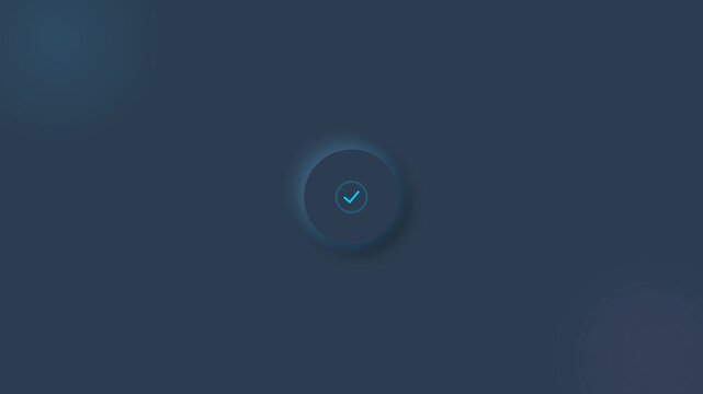 Responsive Sign Up CTA Button Click Motion Graphic