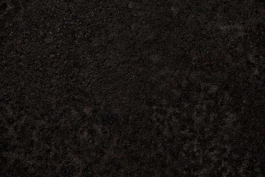 Black Rusted Metal Plate Texture Background