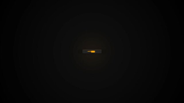 Countdown timer with flip numbers counting down from five to one against a dark background for video production intro, event opening, and presentation transition sequence element