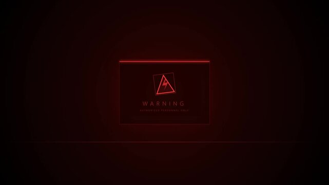 Abstract Red Lightning Icon Centering in Minimal dark background