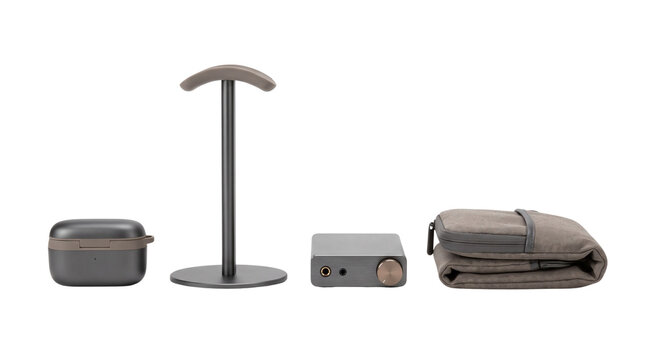 headphone stand dac case and bag isolated on transparent background png