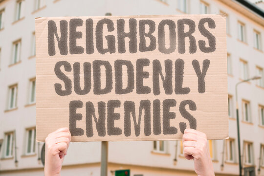 "Neighbors suddenly enemies" Communities fractured by conflicting loyalties and ideology. DIVISION. TRUST. FRACTURE. BETRAYAL. POLARIZATION.