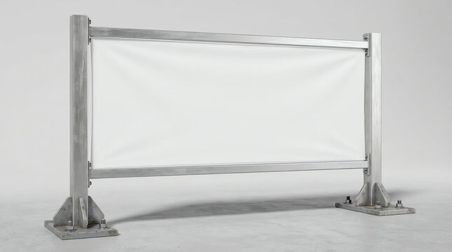 Blank backdrop banner mockup