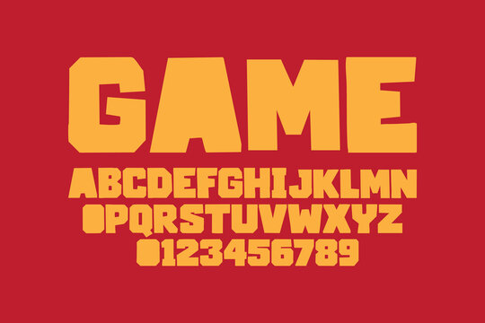 street punk and street art vibes font and number