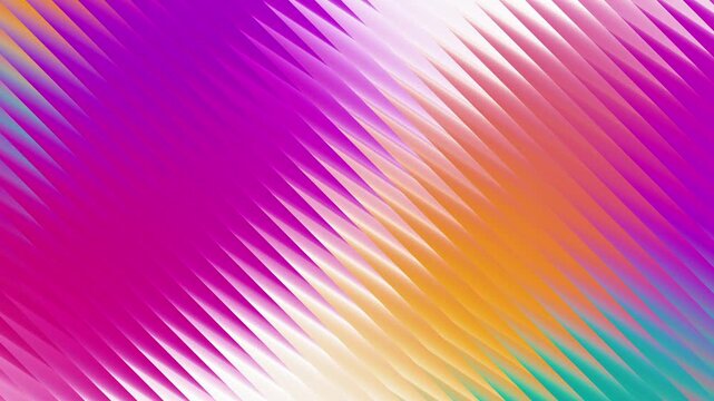 Abstract Motion Background with Vibrant Pink Orange and Teal Gradient Diagonal Waves