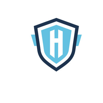 Shield logo with letter H