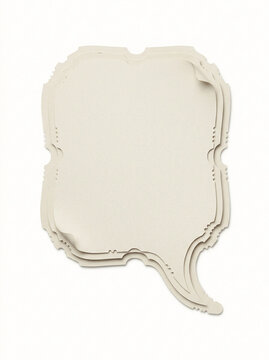 Ornate Layered Speech Bubble