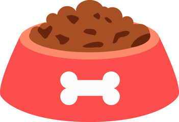 Pet Food Bowl for Dog and Cat © skrrreau