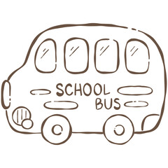 School bus doodle  © Zosand