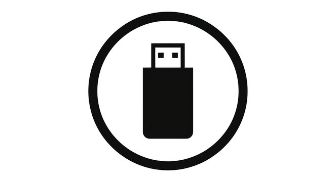 usb flash drive icon