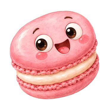 Macaron pink funny 