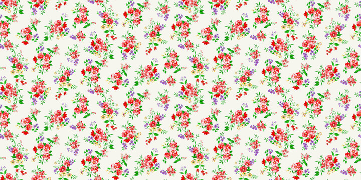 simple floral pattern with small flowers

