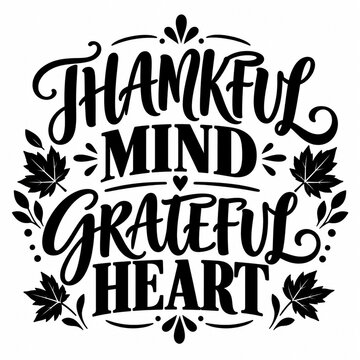 Thanksgiving vector typography quote card with autumn leaves and fall greeting text design