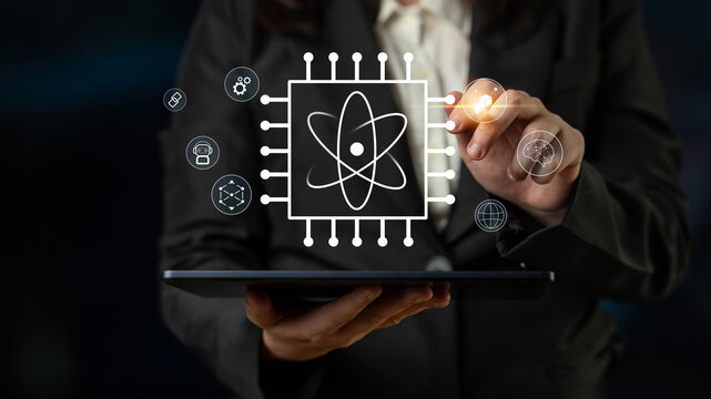 A quantum computing processor as the core of future technology. This innovation will power advancements in AI, blockchain, and complex problem solving. Motif