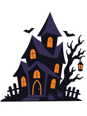 halloween house vector © Aryangga