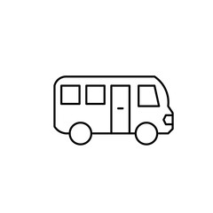 bus icon vector © Didik