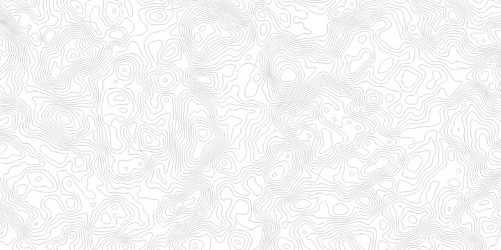 Landscape black line wireframe location diagram world map texture design. White relief counter topo map diagram outline minimal area topography spiral line textile background .	
